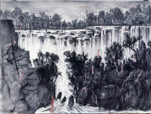 William Kentridge, Colonial Landscapes, 1995-96.