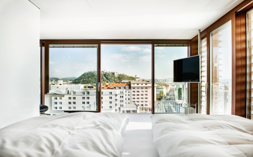 LoftCube, Hotel Daniel, Graz. Design di Studio Aisslinger.