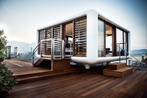 LoftCube, Hotel Daniel, Graz. Design di Studio Aisslinger.