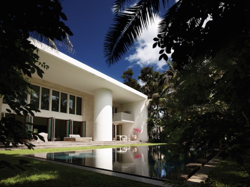 Villa Allegra, un progetto a cura di Chad Oppenheim. Miami Beach, Florida.