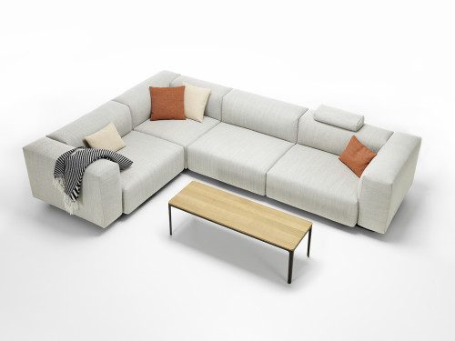 Soft Modular Sofa di Jasper Morrison per Vitra.