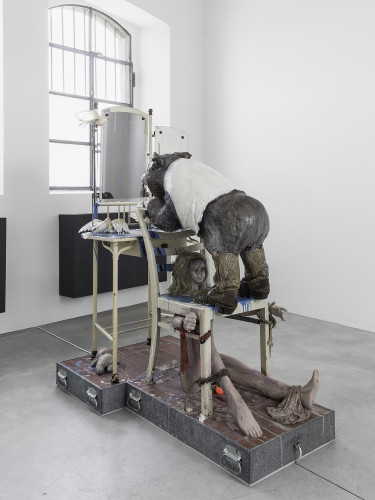 Edward & Nancy Reddin Kienholz, The Bear Chair, 1991.