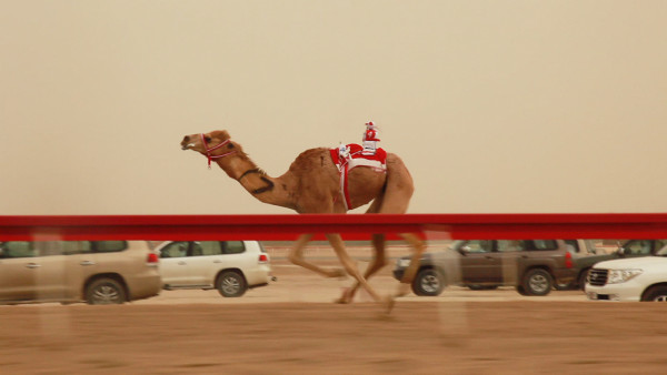 Francesco Jodice, Dubai_Citytellers, film still_#007. Film, HD, 57’ 45”, 2010.