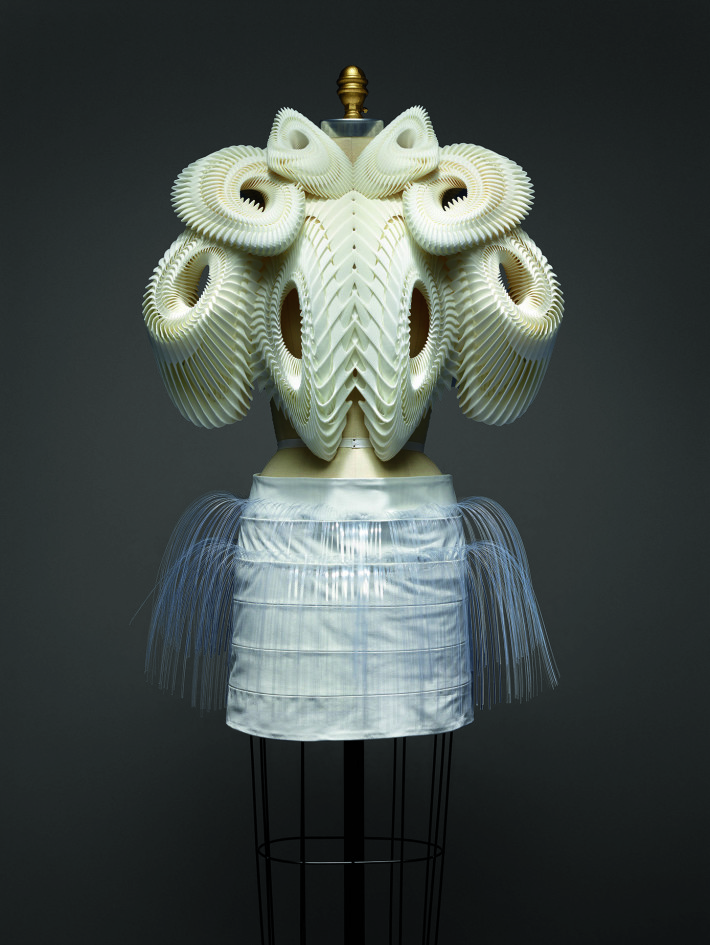 Ensemble, Iris van Herpen, spring/summer 2010. The Metropolitan Museum of Art, Purchase, Friends of The Costume Institute Gifts, 2015. Courtesy: The Metropolitan Museum of Art.