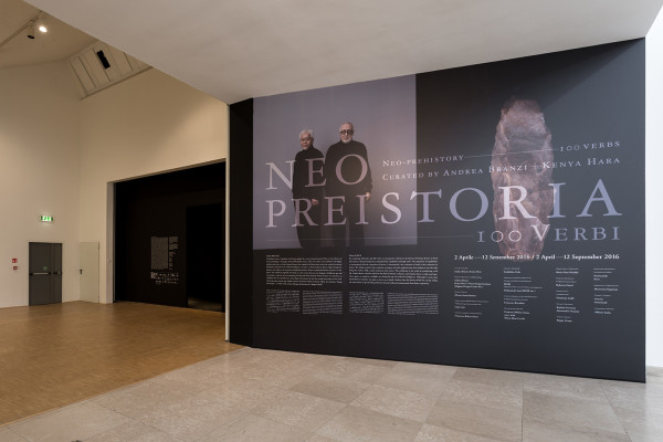 Neo Preistoria. 100 Verbi. Triennale di Milano.
