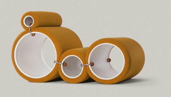Tube Chair, Joe Colombo per Flexform, 1969-70.