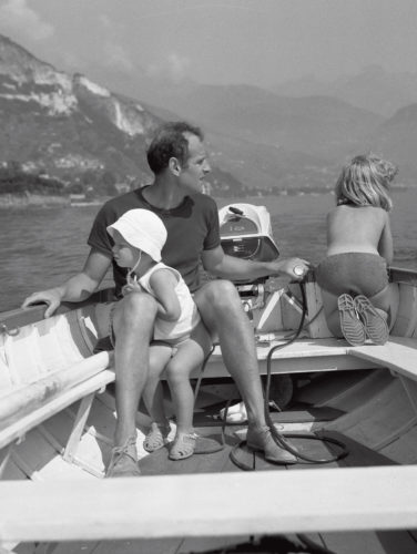 Richard Sapper e famiglia.