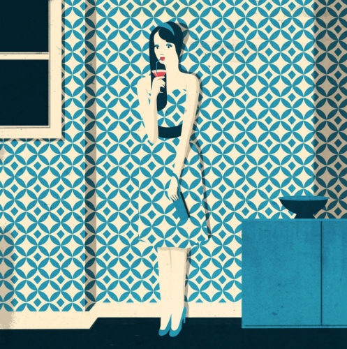 Emiliano Ponzi, Wallflowers in bloom, Real SImple (USA), 2014.