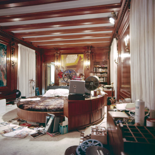 Viaggio in USA, fotografia di Mario Bellini della Playboy Mansion, 1972. Archivio Mario Bellini.