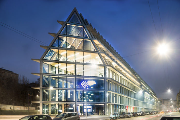 Fondazione Feltrinelli, Milan, Herzog & de Meuron, project 2008-13, construction 2013-16. Photo: © Filippo Romano.