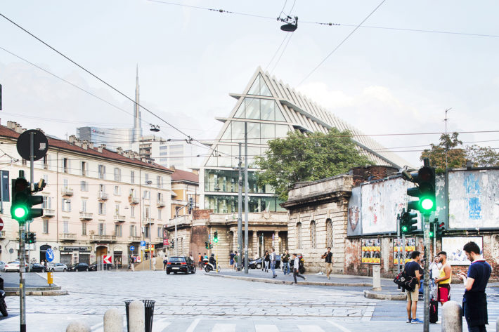 Fondazione Feltrinelli, Milan, Herzog & de Meuron, project 2008-13, construction 2013-16. Photo: © Filippo Romano.