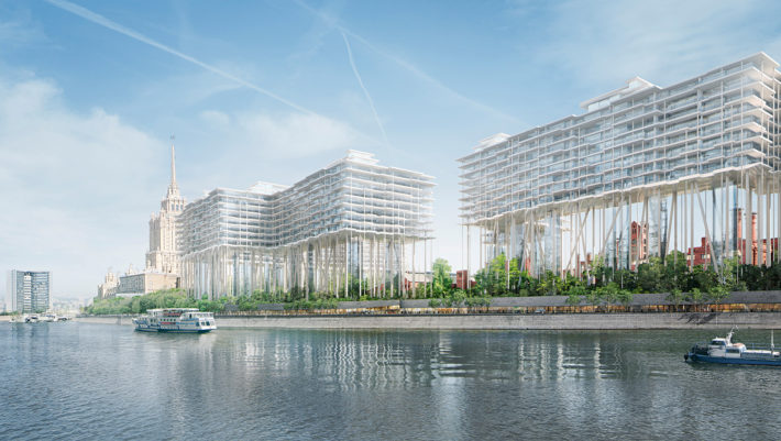 Redevelopment of the Badaevskiy Brewery, Moscow, Herzog & de Meuron, project underway. Rendering: © Herzog & de Meuron.