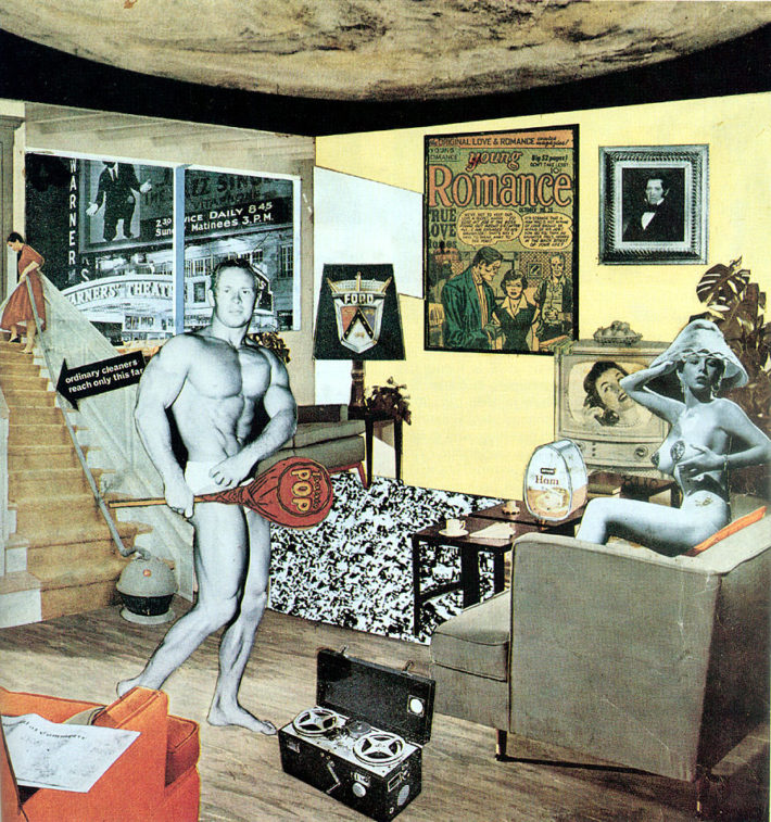 Richard Hamilton, Just what is it that makes today's homes so different, so appealing?, 1956. Kunsthalle Tübingen, Tübingen.