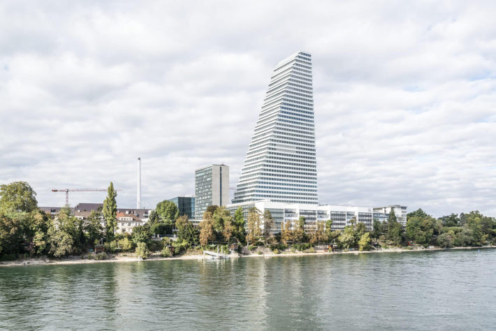 Roche Tower, Basel, Herzog & de Meuron, project 2009-15, construction 2011-15. Photo: © Johannes Marburg.