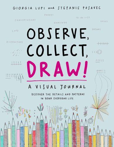 Cover of Giorgia Lupi and Stefanie Posavec’s book Observe, Collect, Draw!, © 2018 Princeton Architectural Press.