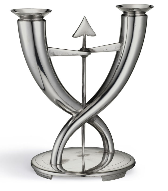 Candelabro Flèche, 1928, Gio Ponti per Christofle, Parigi, Héritage Christofle. © Stéphane Garrigues.