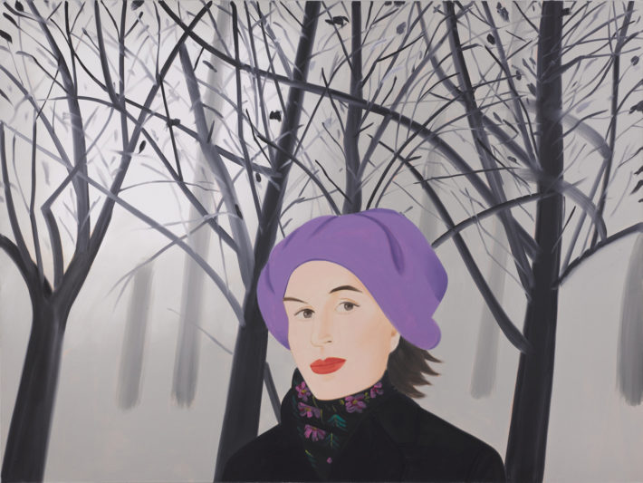 Alex Katz, January 4, 1992, oil on linen. © Alex Katz, VG Bild-Kunst, Bonn 2018, Courtesy Galerie Thaddaeus Ropac, London / Paris / Salzburg. Photo: Ulrich Ghezzi.