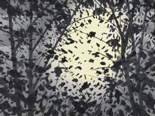 Alex Katz, Moonlight, 1997, oil on canvas. © Alex Katz, VG Bild-Kunst, Bonn 2018, Courtesy Udo and Anette Brandhorst Collection. Photo: Haydar Koyupinar, Bayerische Staatsgemäldesammlungen, Munich.