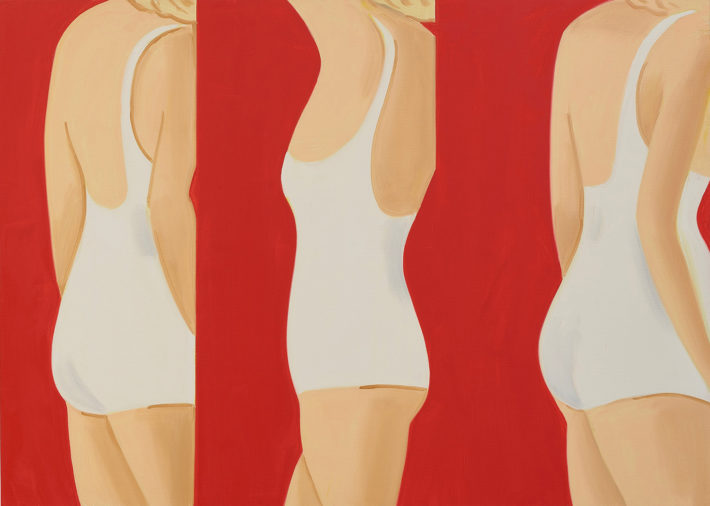 Alex Katz, Coca-Cola Girl 36, 2018, oil on linen. © Alex Katz/DACS, London/VAGA, New York, Courtesy Timothy Taylor, London/New York. Photo: