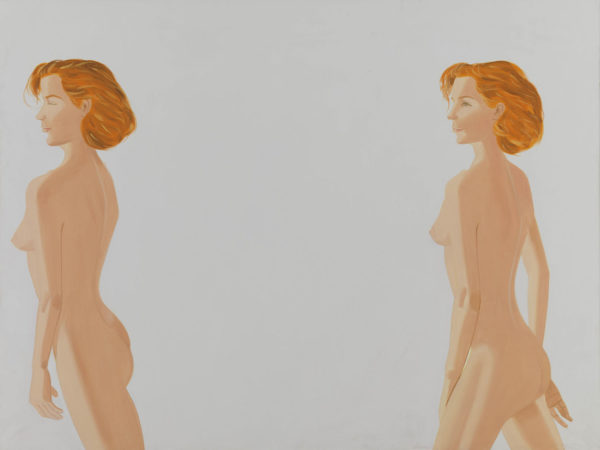 Alex Katz, Red Nude, 1988, oil on canvas. © Alex Katz, VG Bild-Kunst, Bonn 2018, Courtesy Udo and Anette Brandhorst Collection. Photo: Haydar Koyupinar, Bayerische Staatsgemäldesammlungen, Munich.