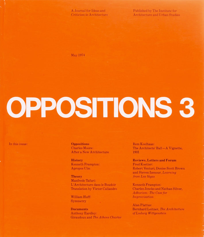 Massimo Vignelli, Lella Vignelli, Oppositions 3, 1974, © The Museum of Modern Art / Licensed by SCALA / Art Resource, NY.