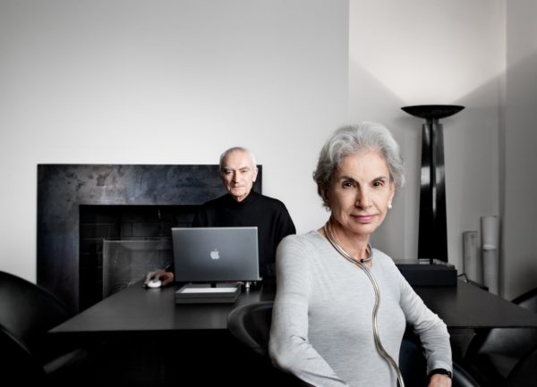 Massimo and Lella Vignelli, New York, 2009. Photo: © John Madere.