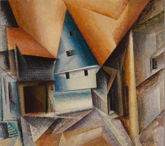 Lyonel Feininger, Oberweimar, 1921, olio su tela. Museum Boijmans Van Beuningen, Rotterdam. Foto: © Studio Tromp.