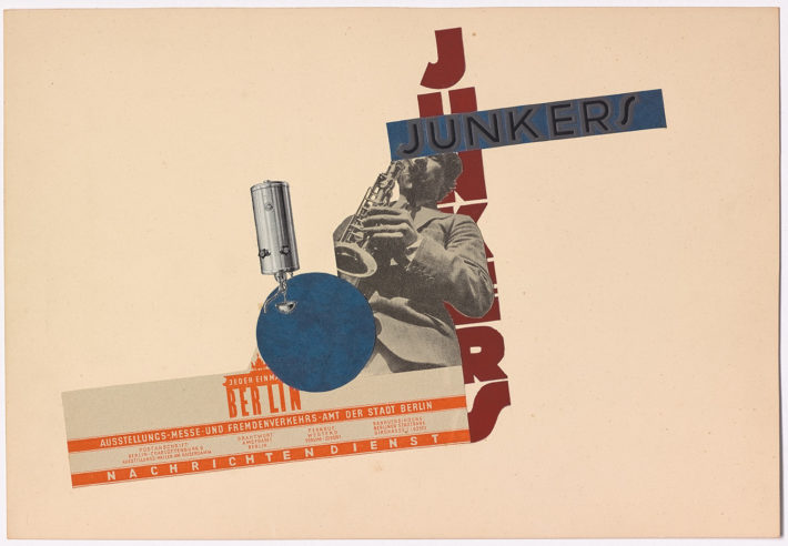 Johan Niegeman, Junkers, 1929, collage su cartoncino. Collezione privata.