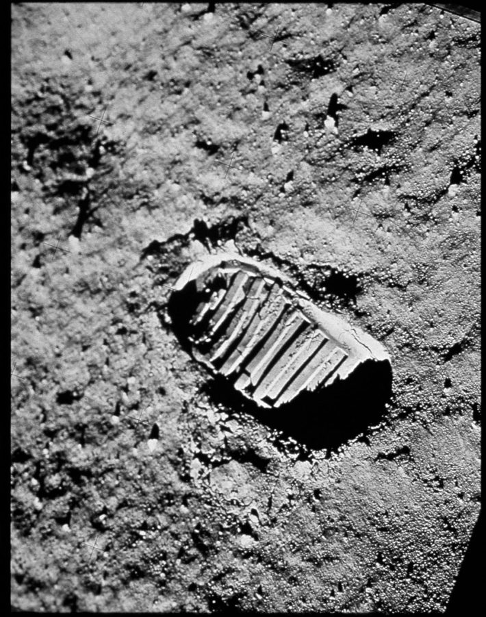 The first footprint on the moon, July 20, 1969. Photo: © NASA.