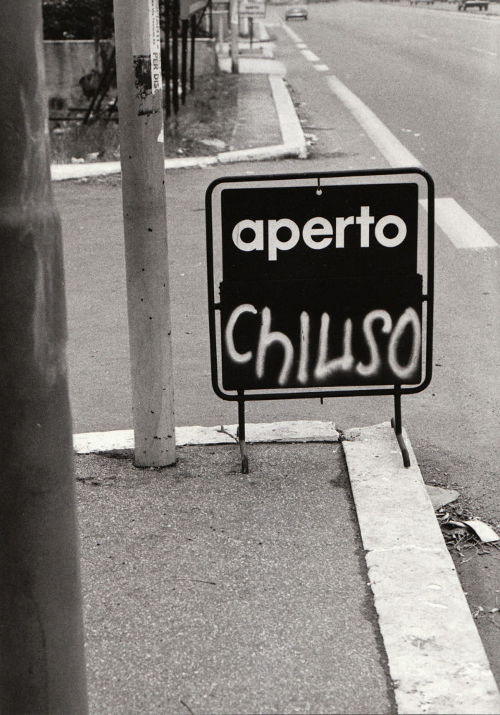 Corso Francia, Rome, 1981. Photo: Giuseppe Loy, © Archivio Giuseppe Loy.  